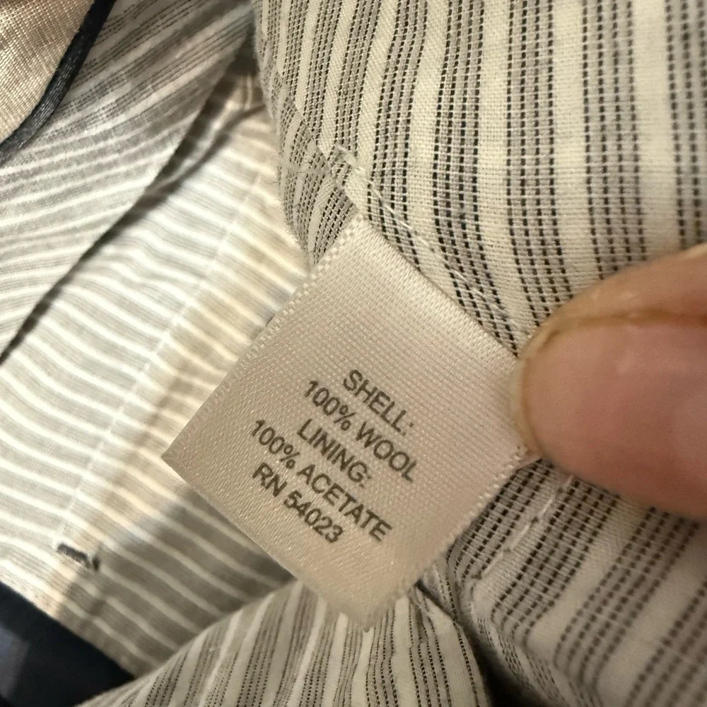 Wool Dress Pants 34 Tailored Slim Fit Gray Banana Republic